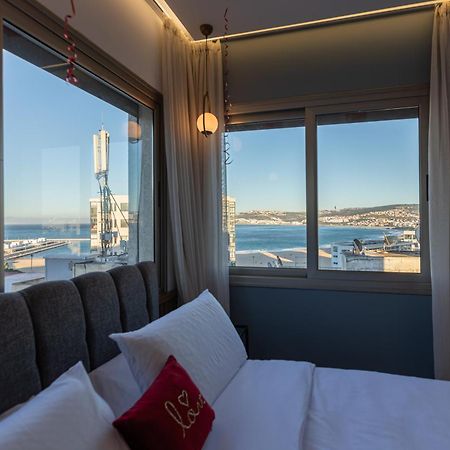 Marina View Residence Luxurious Studio Retreat With Stunning Ocean Views 1 Double Bedroom, 1 Convertible Couch Tanger Exterior foto